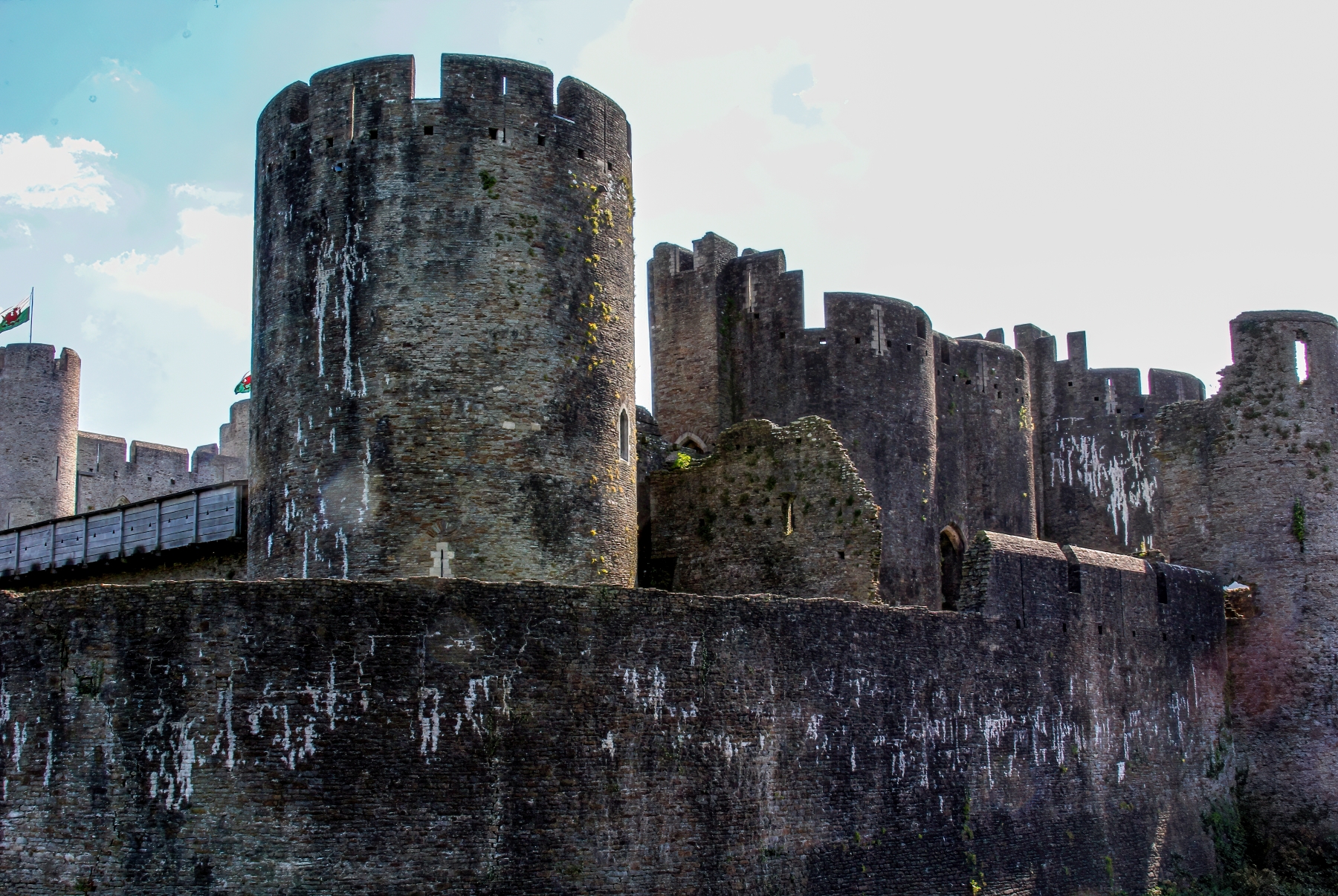 Caerphilly Castle Wales 2012